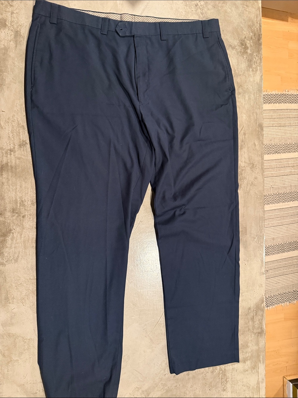 Ralph Lauren Navy Dress Pants - Tailored Straight Leg